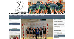 Desktop Screenshot of handball-ktvm.ch